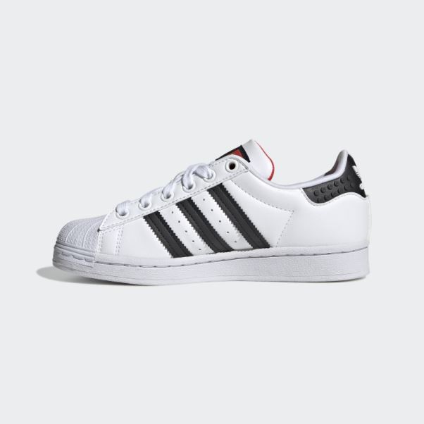 Adidas X Lego Superstar Blanche