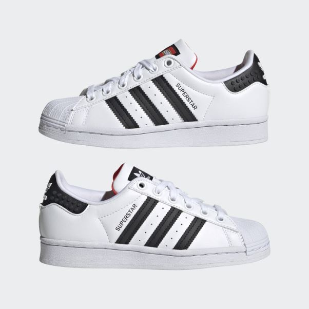 Adidas X Lego Superstar Blanche