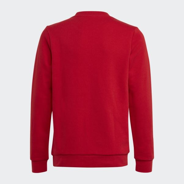 Sweat Ras Du Cou Trèfle écarlate Adidas
