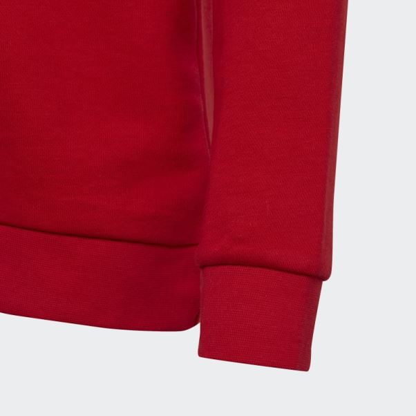 Sweat Ras Du Cou Trèfle écarlate Adidas