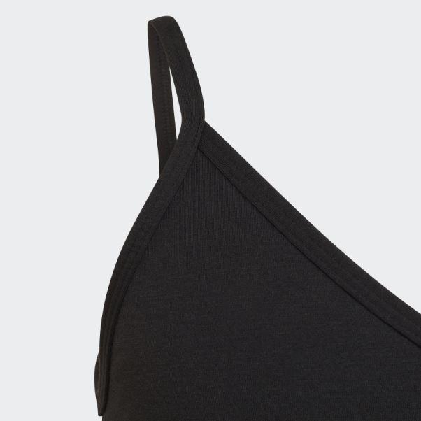 Soutien-gorge Purebare Noir En Coton à Maintien Léger Adidas