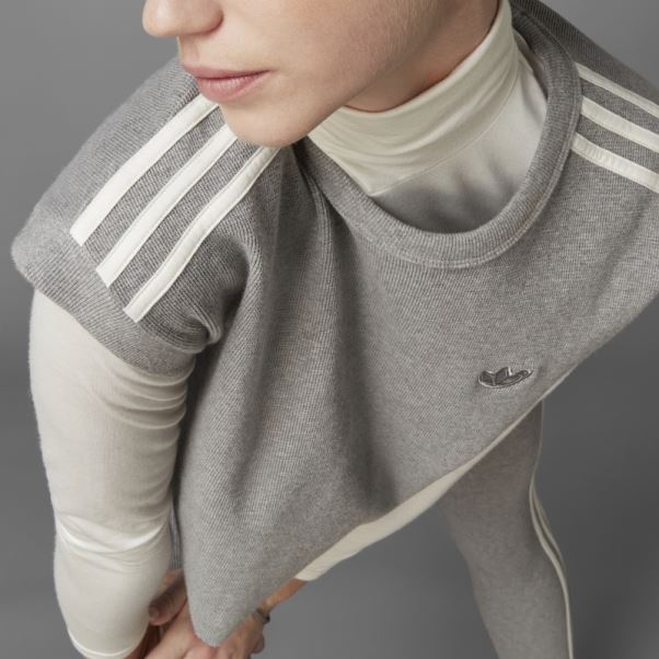 T-shirt Court Gaufré Version Bleue Adidas Core Heather