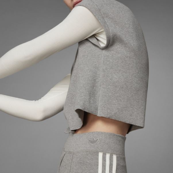 T-shirt Court Gaufré Version Bleue Adidas Core Heather
