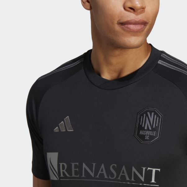 Maillot Adidas Nashville Sc 23/24 Extérieur Mode Noir