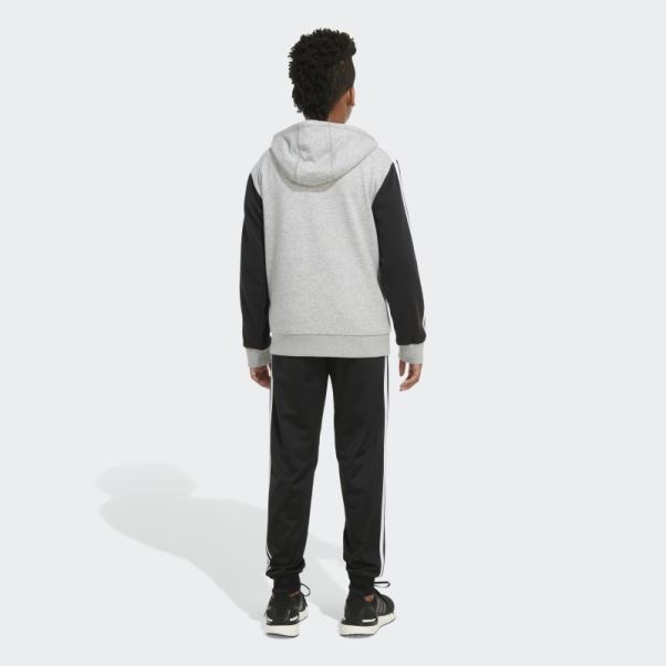 Adidas Clrblk Hood Ft Jkt Gris Moyen