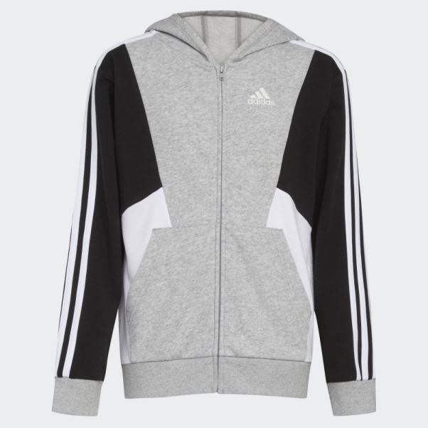 Adidas Clrblk Hood Ft Jkt Gris Moyen
