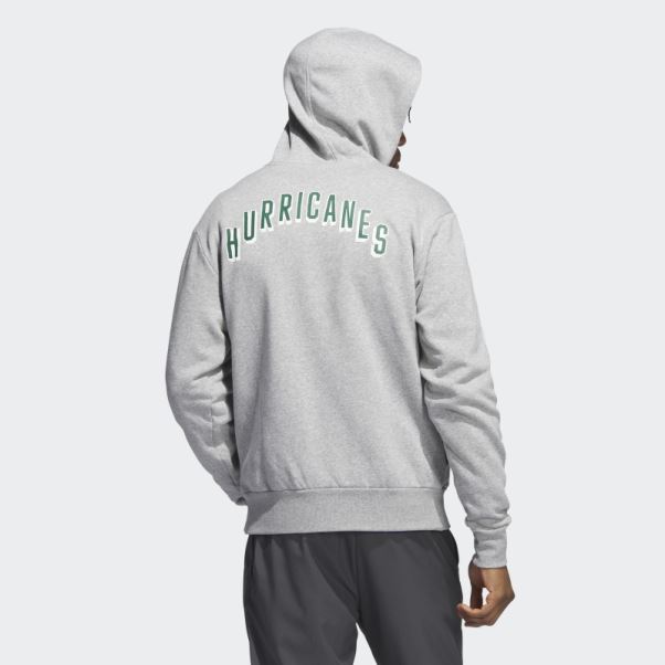 Hurricanes Sweat à Capuche Zippé Gris Adidas
