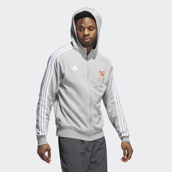 Hurricanes Sweat à Capuche Zippé Gris Adidas