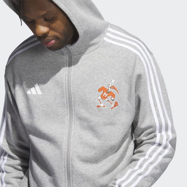 Hurricanes Sweat à Capuche Zippé Gris Adidas