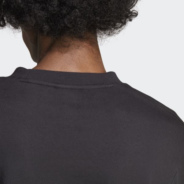 Sweat Ras Du Cou Adidas Graphique Monogramme Noir