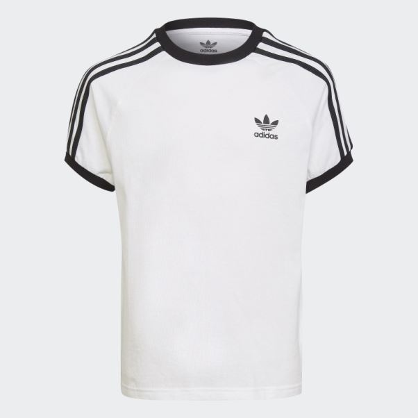 Adidas Adicolor 3-stripes T-shirt Blanc