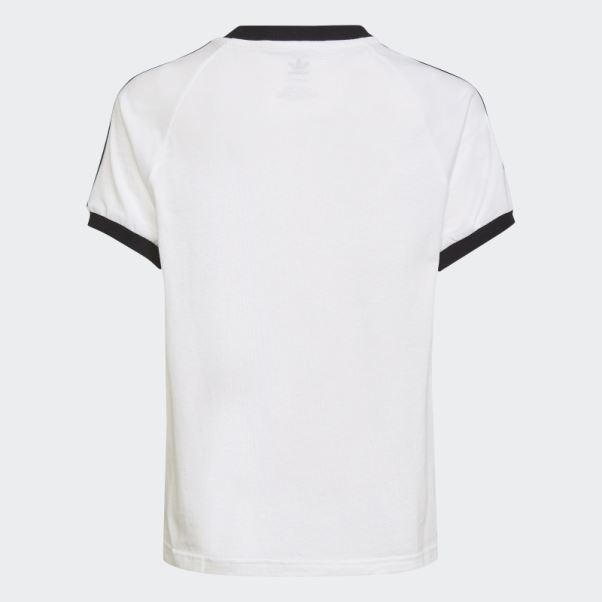 T-shirt Adicolor 3 Bandes Blanc Adidas