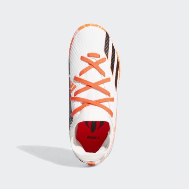 Adidas X Speedportal Messi.3 Crampons Sol Ferme Blanc