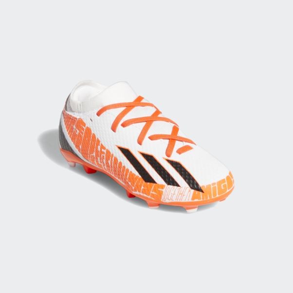 Adidas X Speedportal Messi.3 Crampons Sol Ferme Blanc