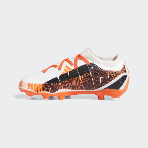 Adidas X Speedportal Messi.3 Crampons Sol Ferme Blanc