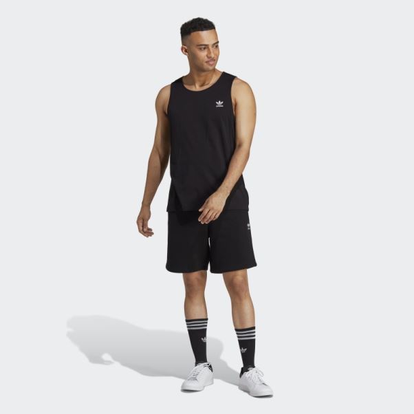 Short Trefoil Essentials Adidas Noir