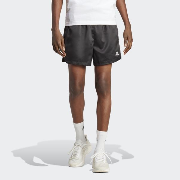 Short Adidas Satin Noir