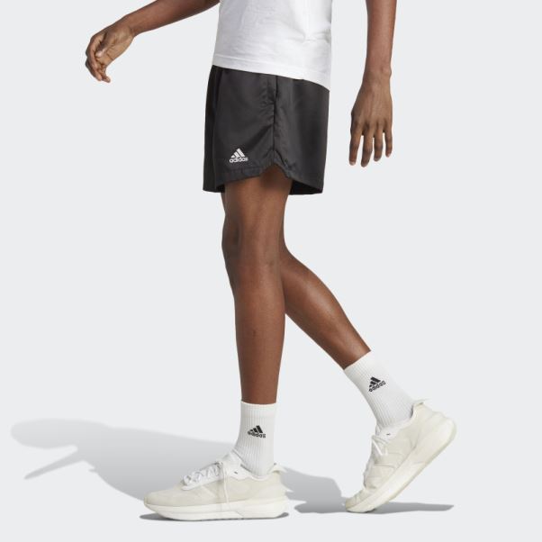 Short Adidas Satin Noir