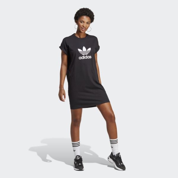 Adicolor Classics Robe Trèfle Trèfle Adidas Noir