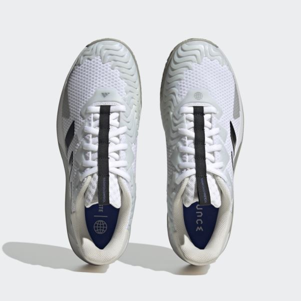 Chaussure De Tennis Solematch Control Blanc Adidas