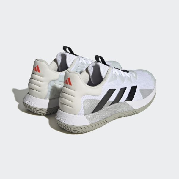 Chaussure De Tennis Solematch Control Blanc Adidas