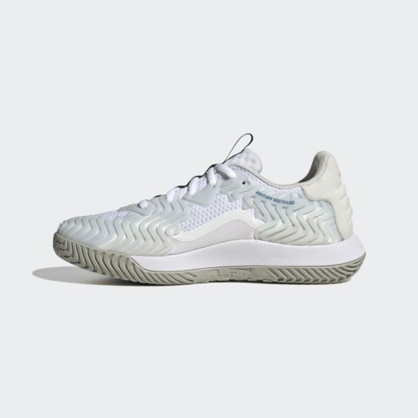 Chaussure De Tennis Solematch Control Blanc Adidas