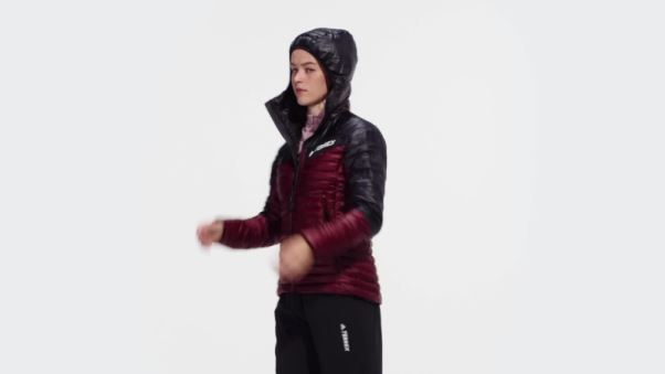 Doudoune à Capuche Toute L'année Techrock Rouge Adidas