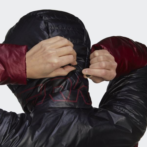 Doudoune à Capuche Toute L'année Techrock Rouge Adidas
