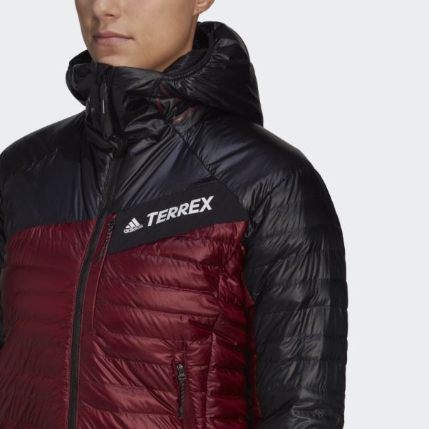 Doudoune à Capuche Toute L'année Techrock Rouge Adidas