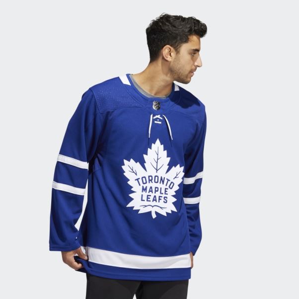 Adidas Royal 08 Ccm-sld Maillot Domicile Authentique Des Maple Leafs