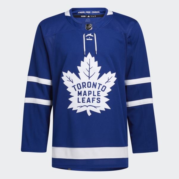 Adidas Royal 08 Ccm-sld Maillot Domicile Authentique Des Maple Leafs