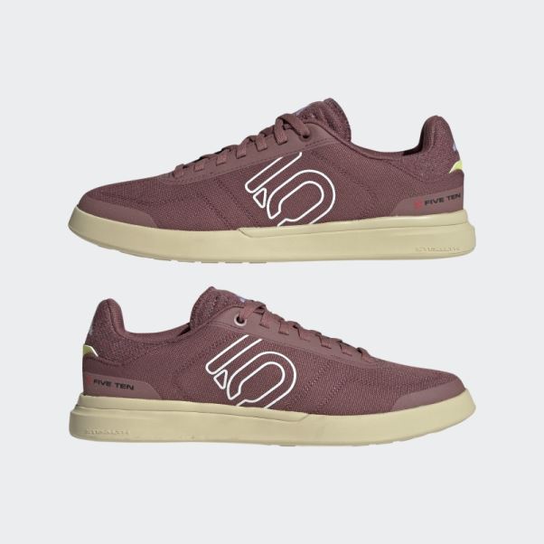Chaussures De Vélo De Montagne En Toile Adidas Five Ten Sleuth Dlx Bordeaux