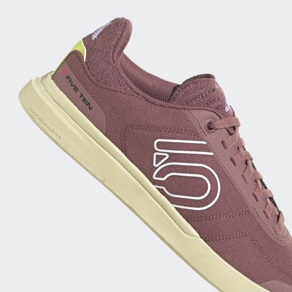 Chaussures De Vélo De Montagne En Toile Adidas Five Ten Sleuth Dlx Bordeaux