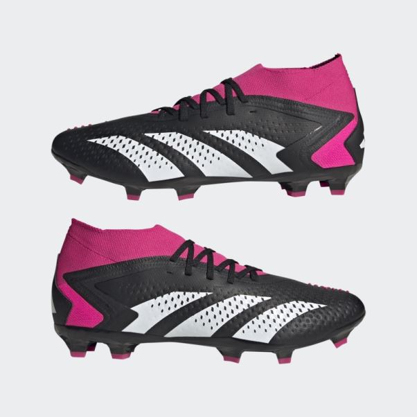 Adidas Predator Precision.2 Chaussures De Sol Ferme Noir
