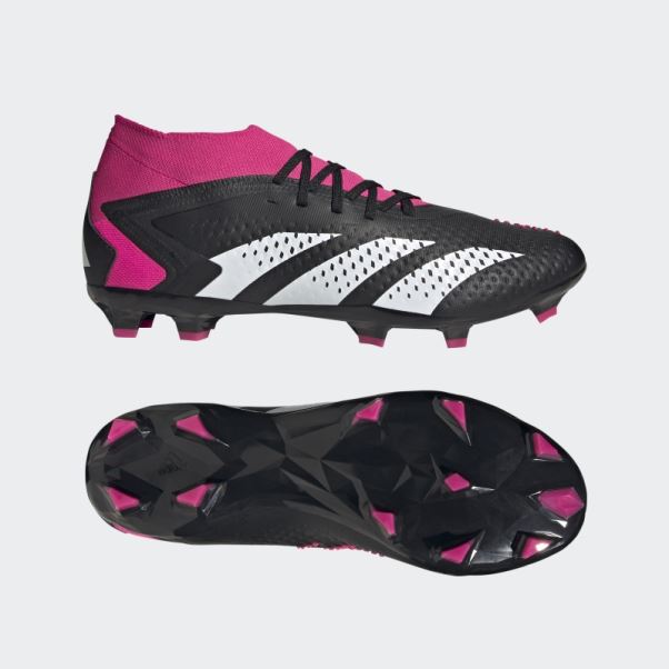 Adidas Predator Precision.2 Chaussures De Sol Ferme Roses