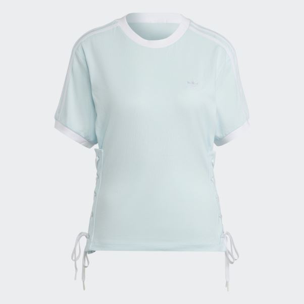 T-shirt à Lacets Adidas Always Original Bleu