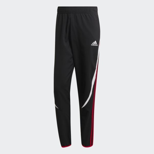 Manchester United Teamgeist Pantalon De Survêtement Tissé Noir Adidas