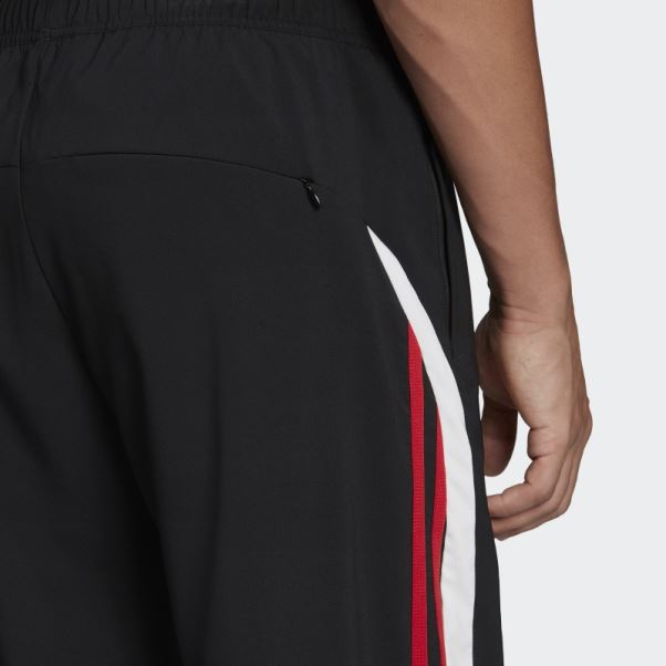 Manchester United Teamgeist Pantalon De Survêtement Tissé Noir Adidas