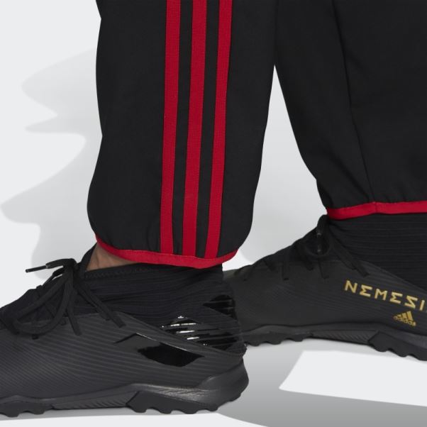 Manchester United Teamgeist Pantalon De Survêtement Tissé Noir Adidas