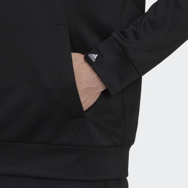 Aeroready Game And Go Petit Logo Demi-zip Top Adidas Noir