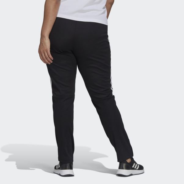 Pantalon Slim Fuselé Adidas Aeroready Sereno Cut 3-stripes Noir (grande Taille)