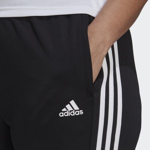 Pantalon Slim Fuselé Adidas Aeroready Sereno Cut 3-stripes Noir (grande Taille)