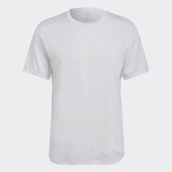 Conçu 4 T-shirt De Course Adidas Blanc