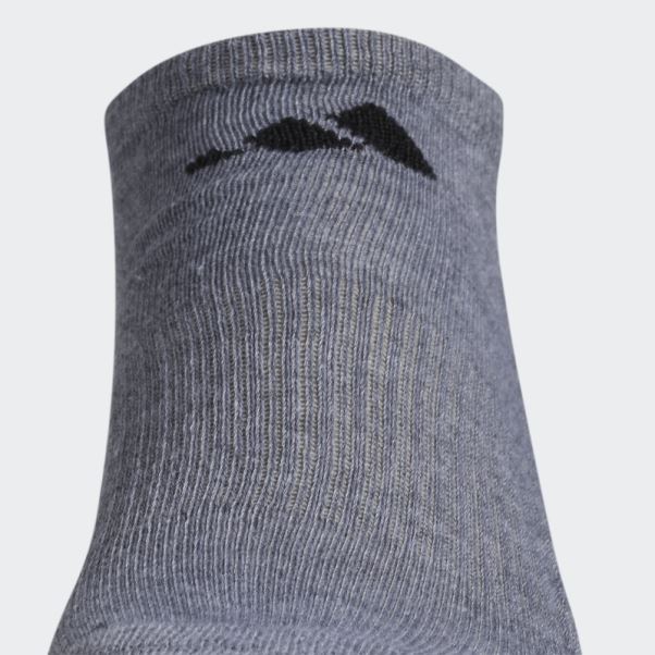Chaussettes Invisibles Matelassées Adidas Athletic 6 Paires Gris Moyen