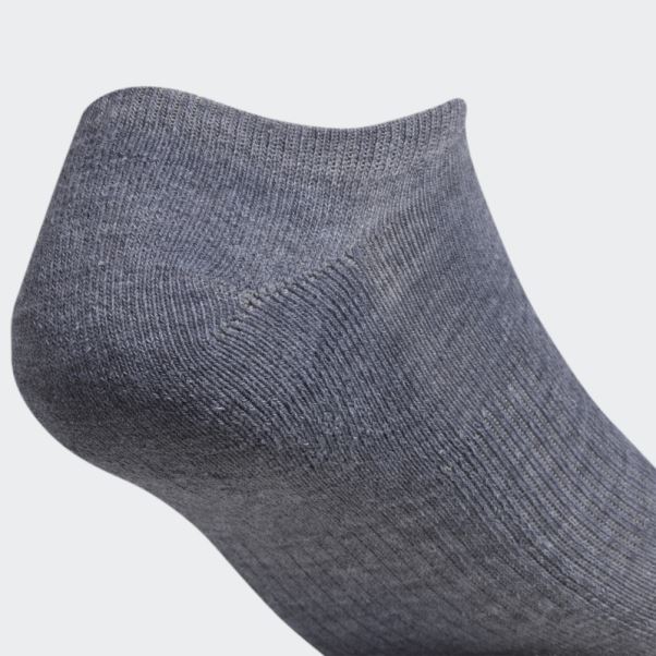 Chaussettes Invisibles Matelassées Adidas Athletic 6 Paires Gris Moyen