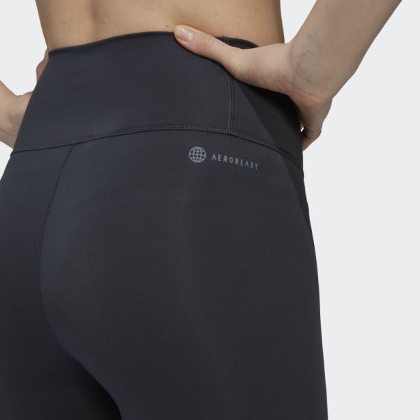 Optime Training 7/8 Leggings Carbone Adidas