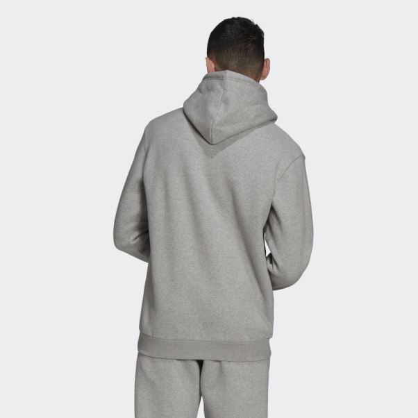 Sweat à Capuche Adicolor Essentials Trèfle Gris Moyen Adidas