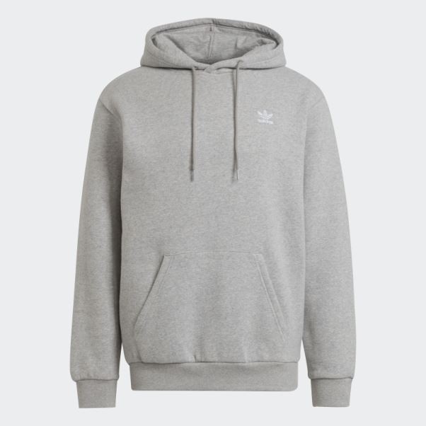 Sweat à Capuche Adicolor Essentials Trèfle Gris Moyen Adidas