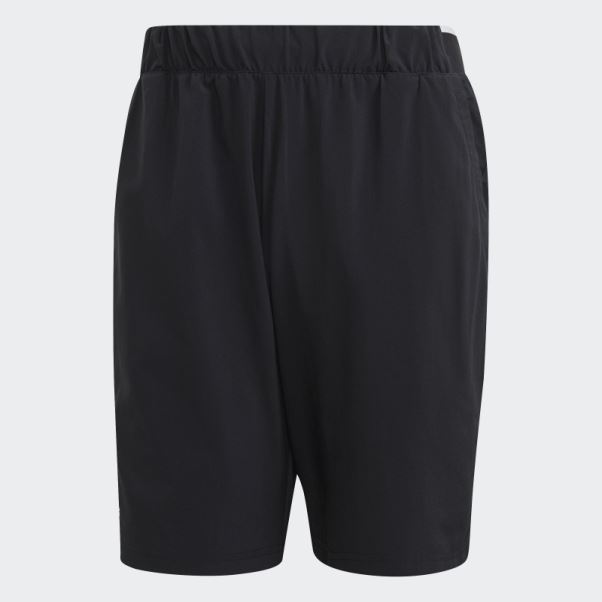 Short De Tennis En Tissu Stretch Adidas Club Noir