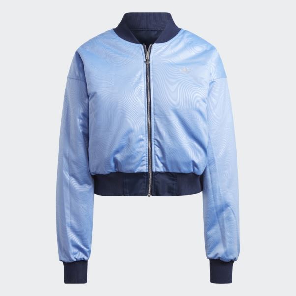 Originals Blouson Aviateur Court Réversible Adidas Night Indigo
